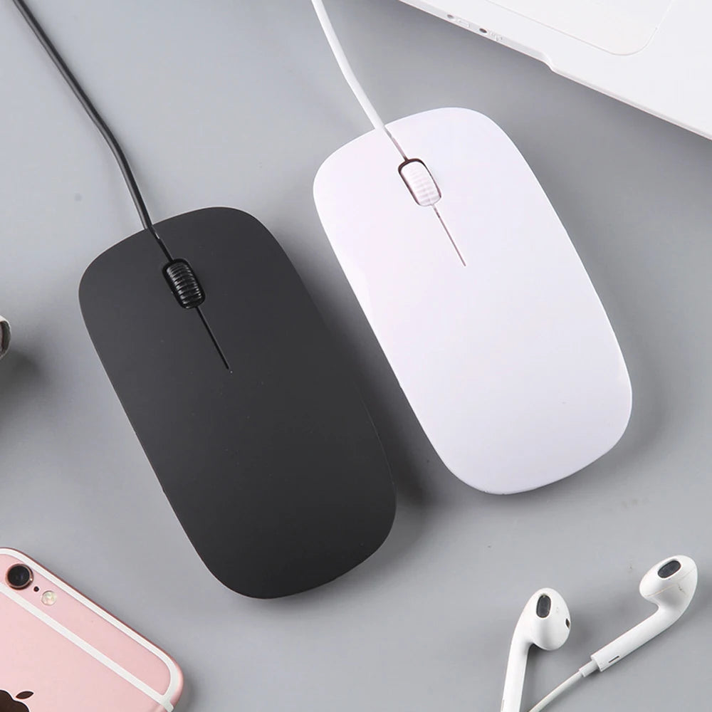 Mouse com Receptor USB – Compacto e Leve