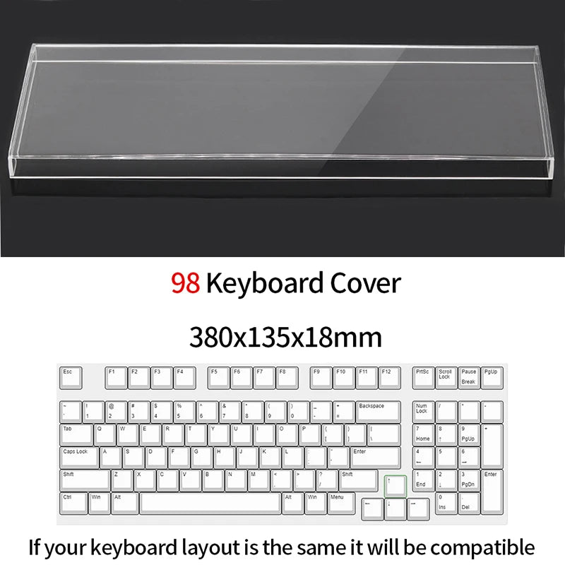 Capa  Transparente para Teclado Mecanico – Proteção sem esconder o Teclado