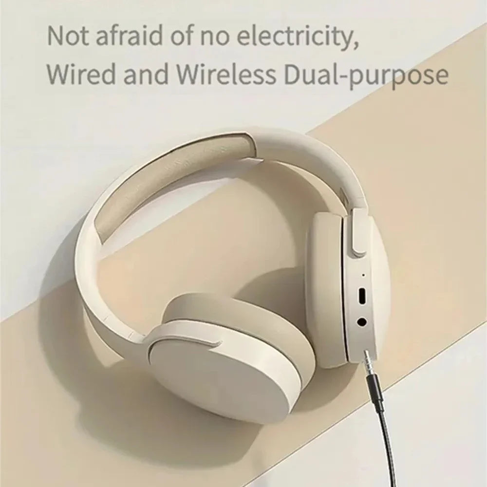 Headphone Bluetooth 5.3 kebidumei – Wireless, P2, MicroSD e Dobrável