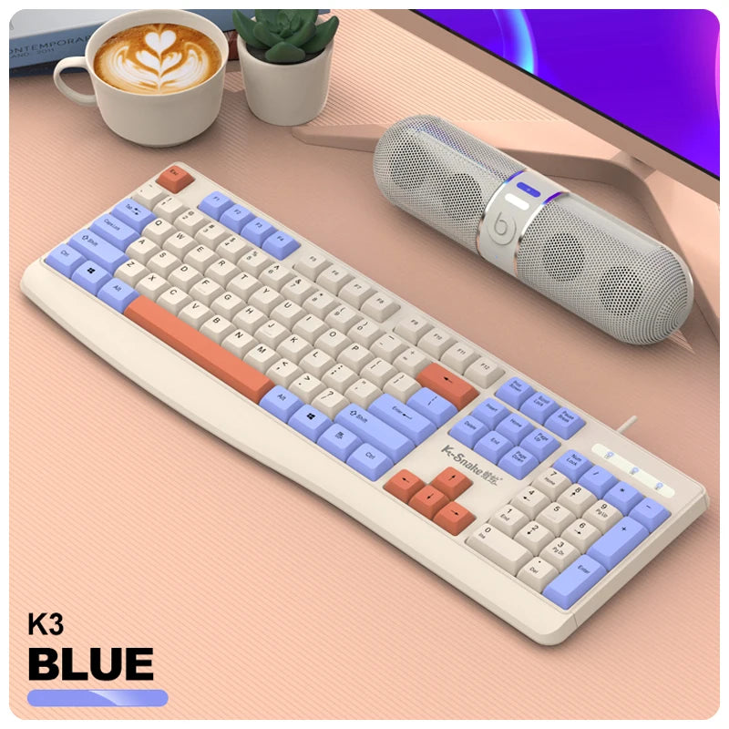 Kit Teclado + Mouse KM300 – 104 Teclas para PC e Notebook