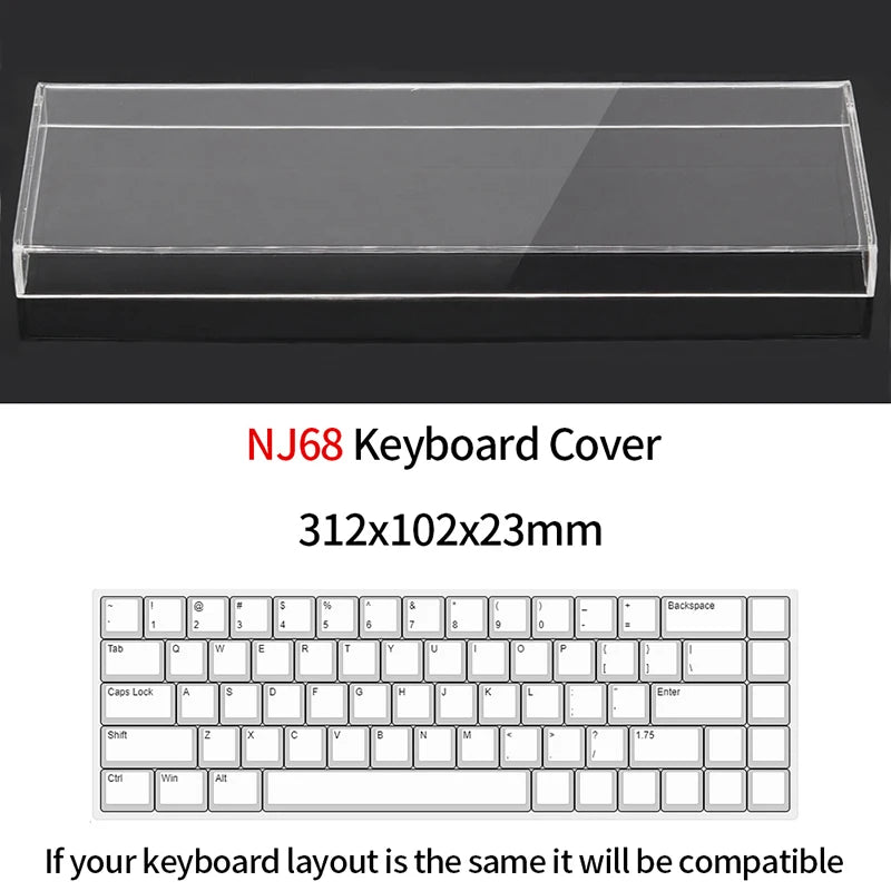 Capa  Transparente para Teclado Mecanico – Proteção sem esconder o Teclado