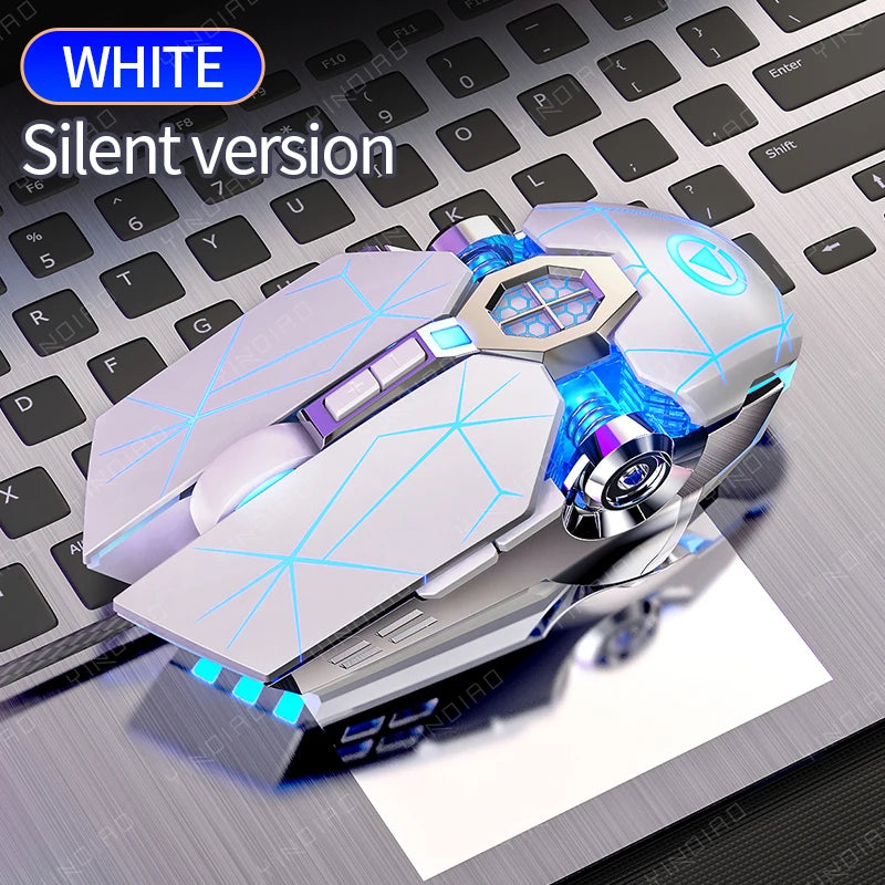 Mouse Gamer RGB 3200 DPI com 6 Botoes – Ergonomico, Silencioso e USB