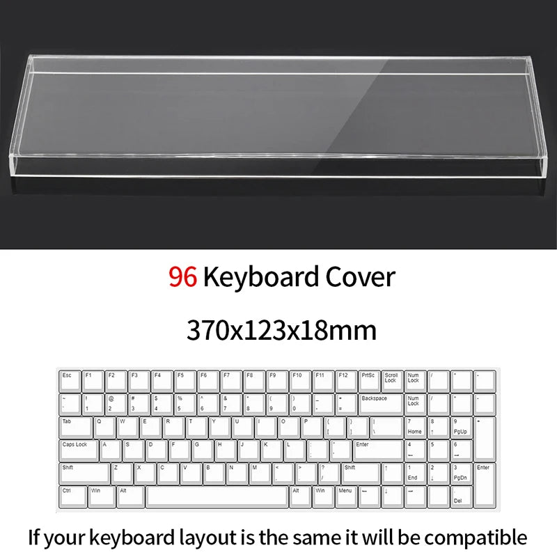 Capa  Transparente para Teclado Mecanico – Proteção sem esconder o Teclado