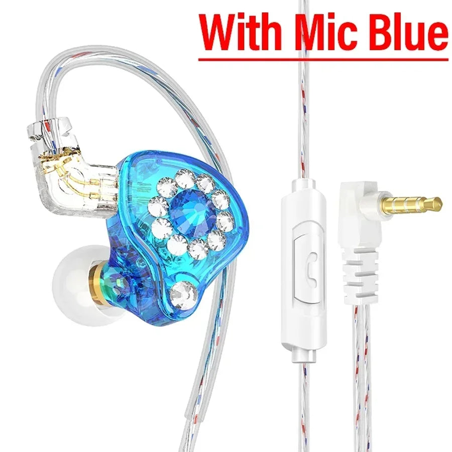 Fone In-Ear QKZ AK6 com Microfone – Hi-Fi, Graves Potentes e Controle de Volume