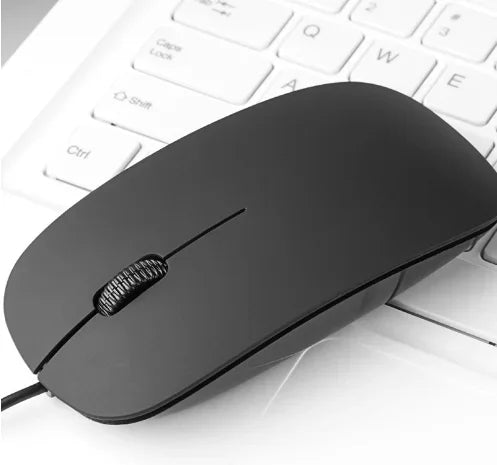 Mouse com Receptor USB – Compacto e Leve