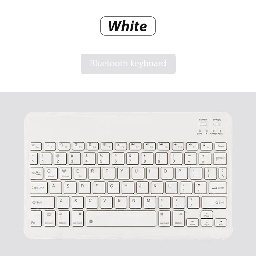 Kit Teclado e Mouse Bluetooth EMTRA – Slim, Recarregável para Tablet, iPad e PC
