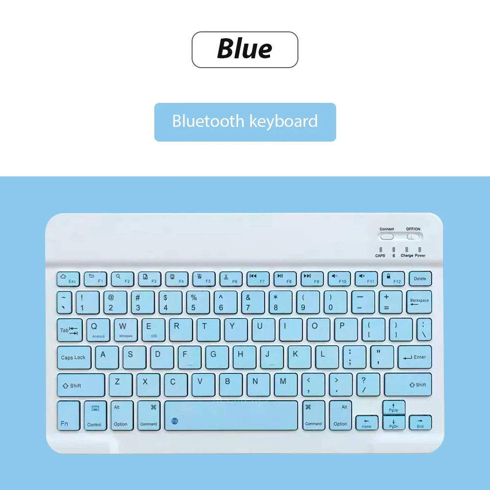 Kit Teclado e Mouse Bluetooth EMTRA – Slim, Recarregável para Tablet, iPad e PC