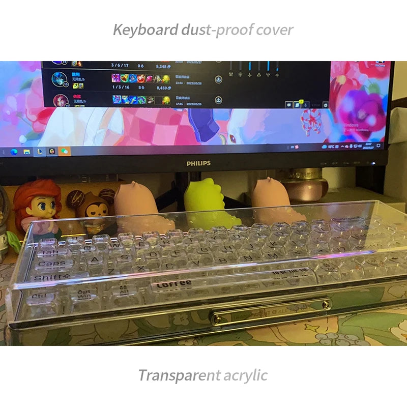 Capa  Transparente para Teclado Mecanico – Proteção sem esconder o Teclado