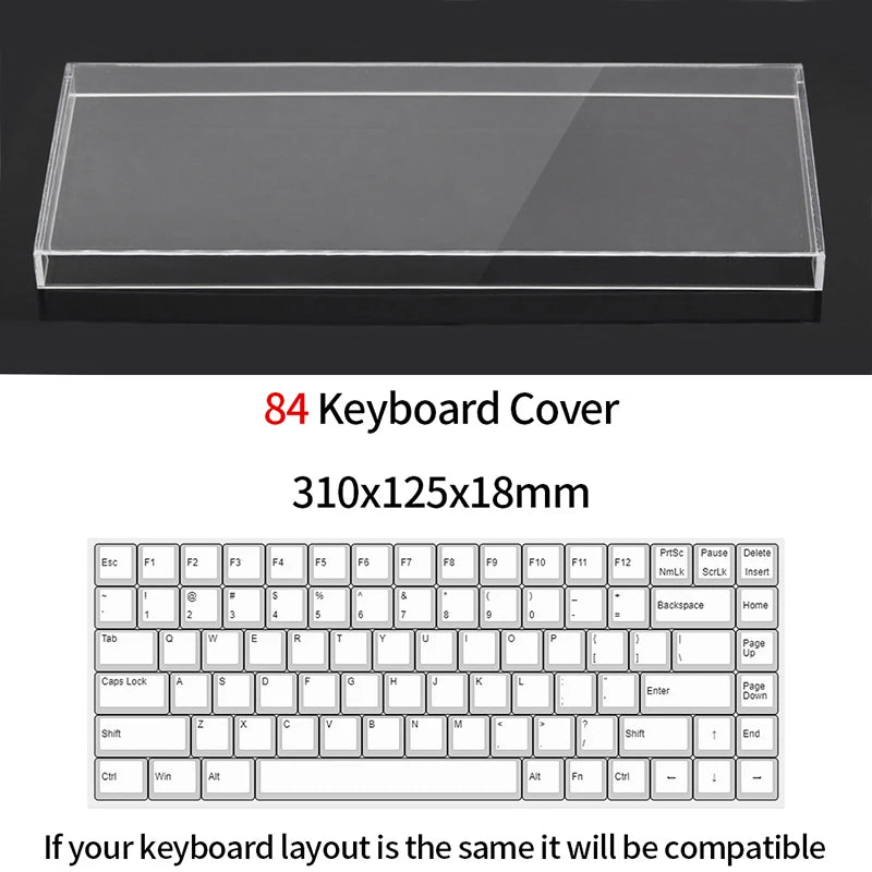 Capa  Transparente para Teclado Mecanico – Proteção sem esconder o Teclado