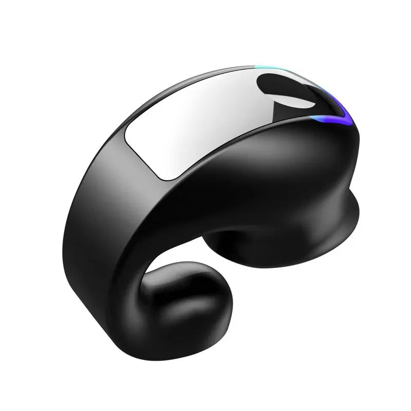 Fone Bluetooth Open-Ear com Encaixe Clip – Sem Fio, Leve e com Microfone
