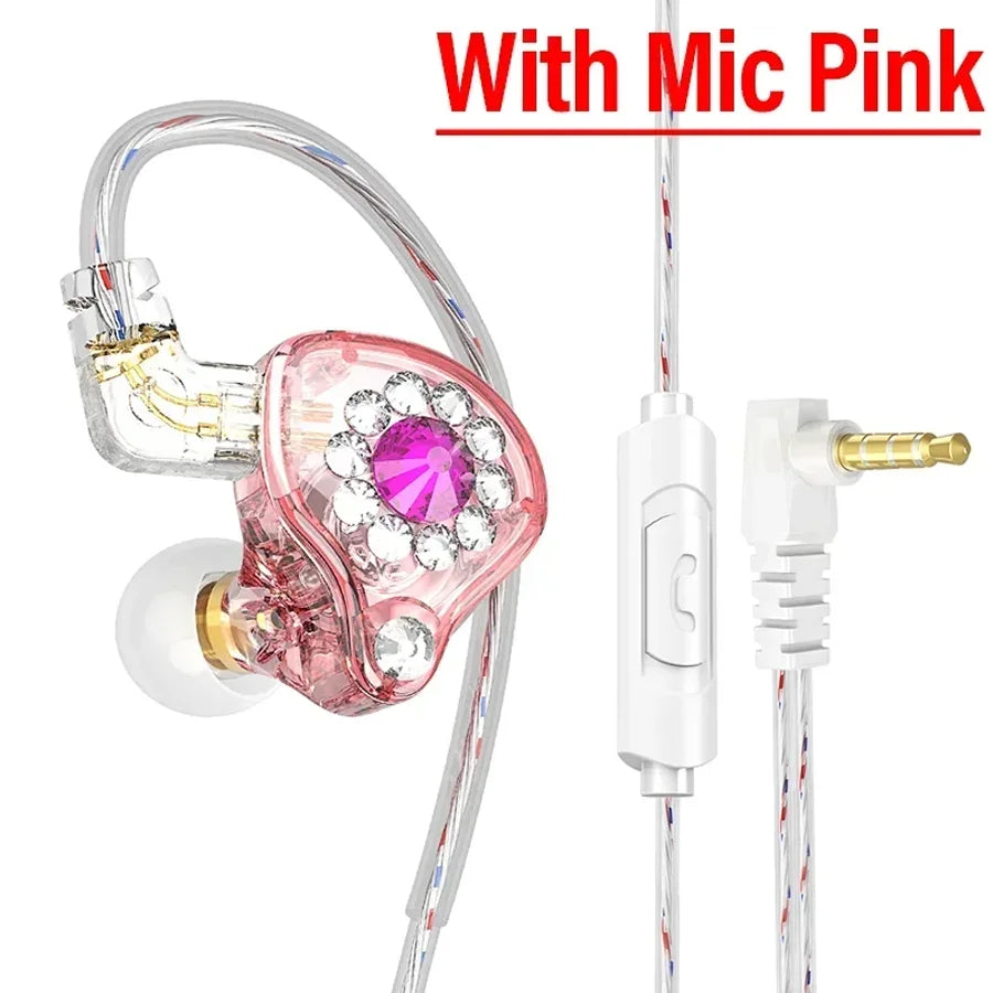 Fone In-Ear QKZ AK6 com Microfone – Hi-Fi, Graves Potentes e Controle de Volume