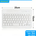 Teclado Bluetooth NexusClick Slim – Compacto e Recarregavel para Tablet, iPad e PC