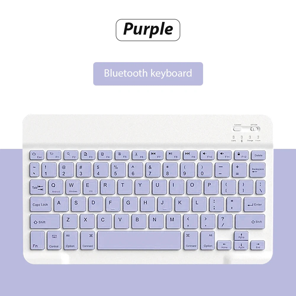 Kit Teclado e Mouse Bluetooth EMTRA – Slim, Recarregável para Tablet, iPad e PC