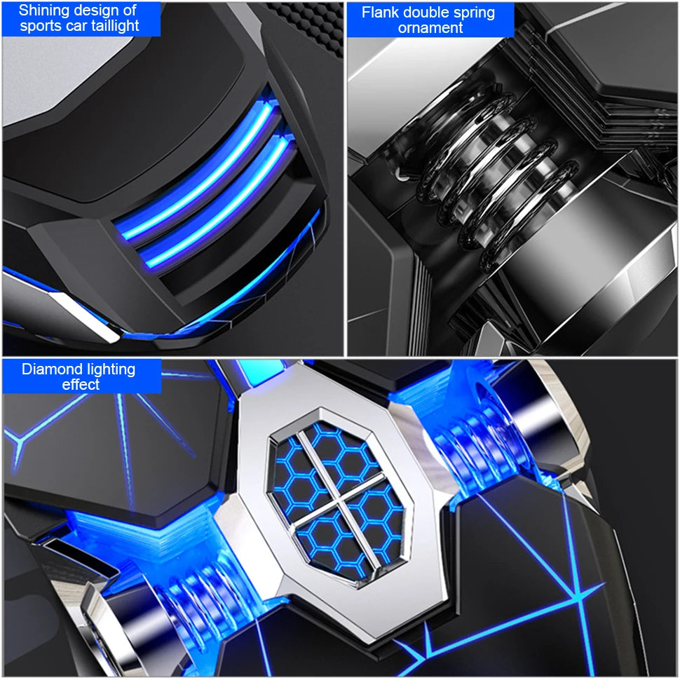 Mouse Gamer RGB 3200 DPI com 6 Botoes – Ergonomico, Silencioso e USB
