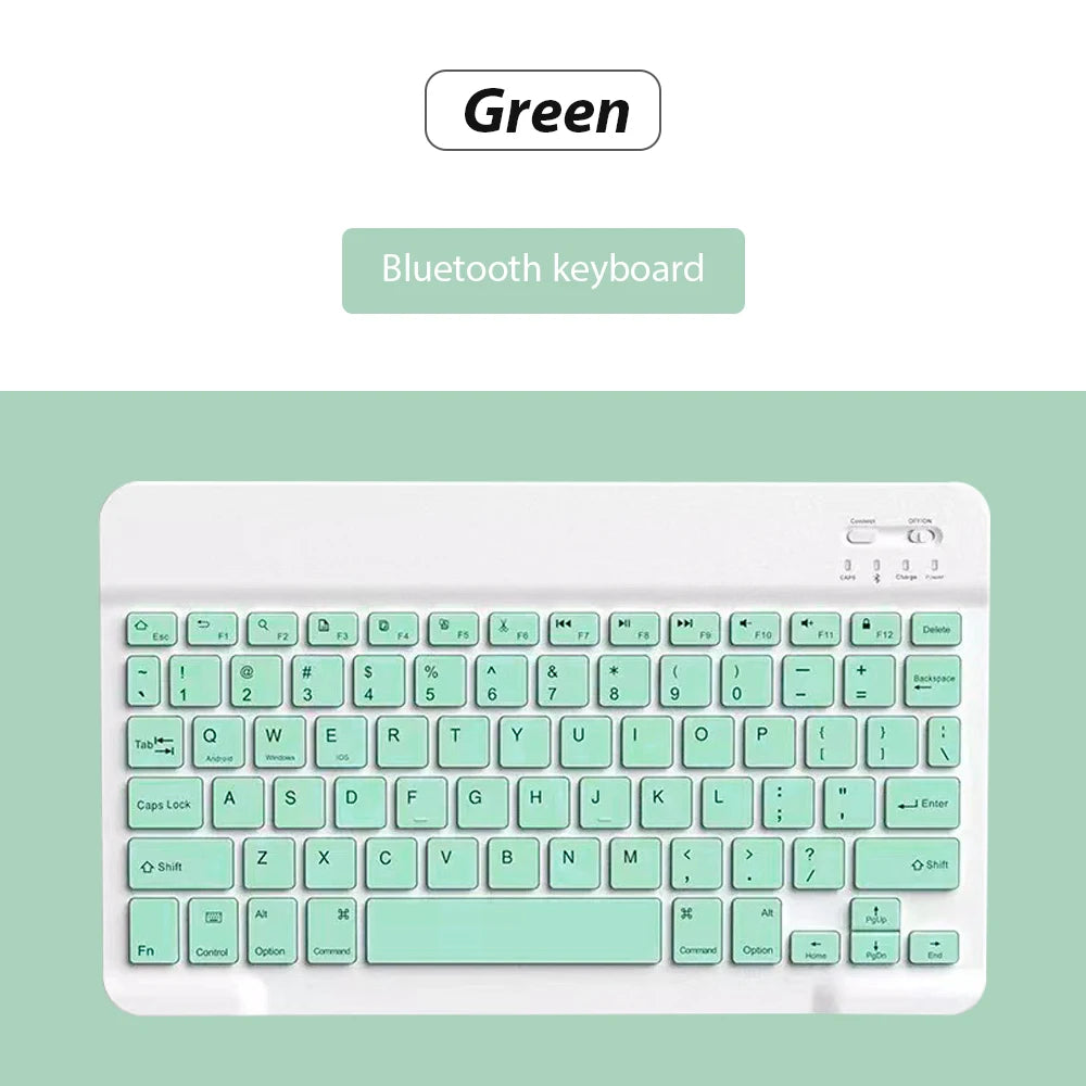 Kit Teclado e Mouse Bluetooth EMTRA – Slim, Recarregável para Tablet, iPad e PC