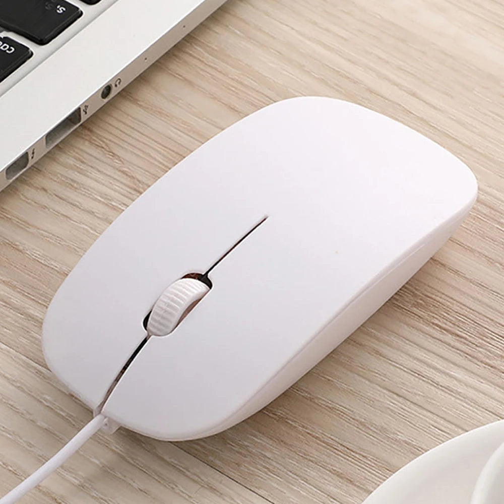 Mouse com Receptor USB – Compacto e Leve