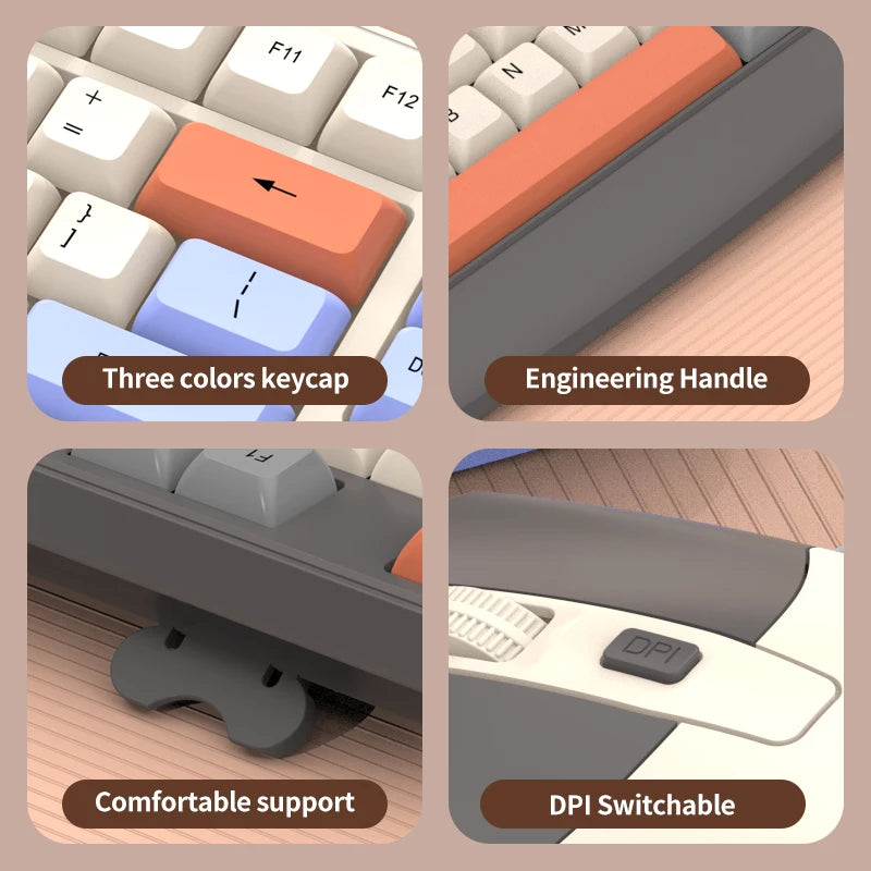 Kit Teclado + Mouse KM300 – 104 Teclas para PC e Notebook