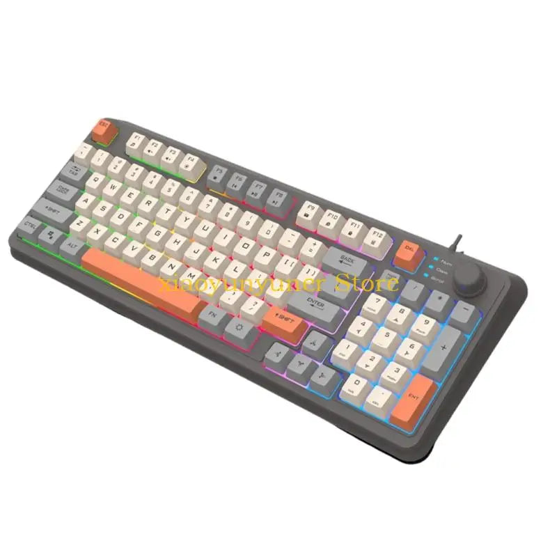 Teclado Mecanico Gamer P9JB 60% Compacto –  LED e USB com Fio