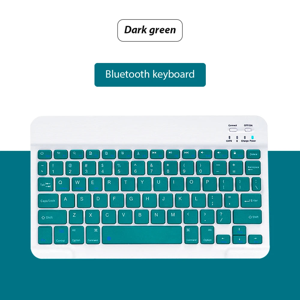Kit Teclado e Mouse Bluetooth EMTRA – Slim, Recarregável para Tablet, iPad e PC