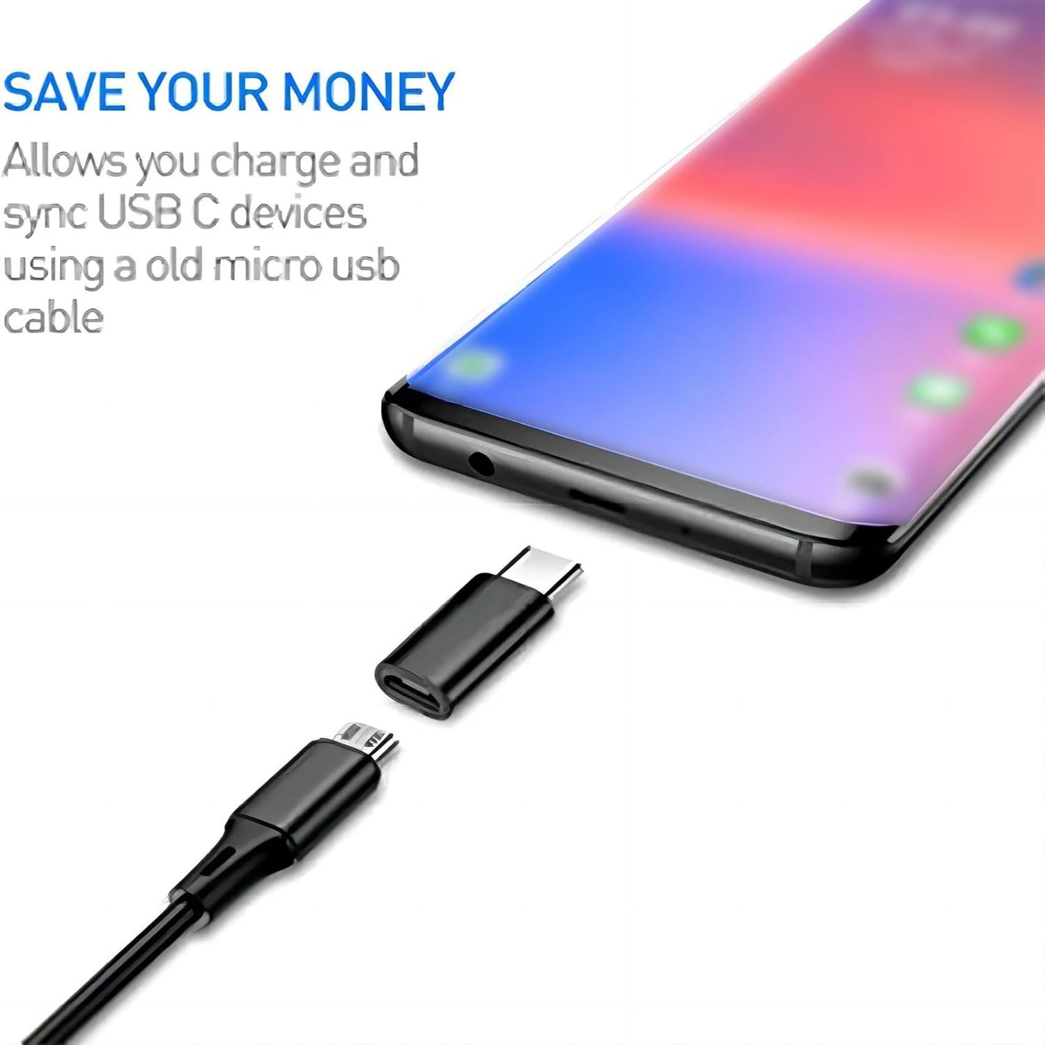 Kit 8 Adaptadores USB e USB-C – Conversores Compactos para PC, Notebook e Acessorios