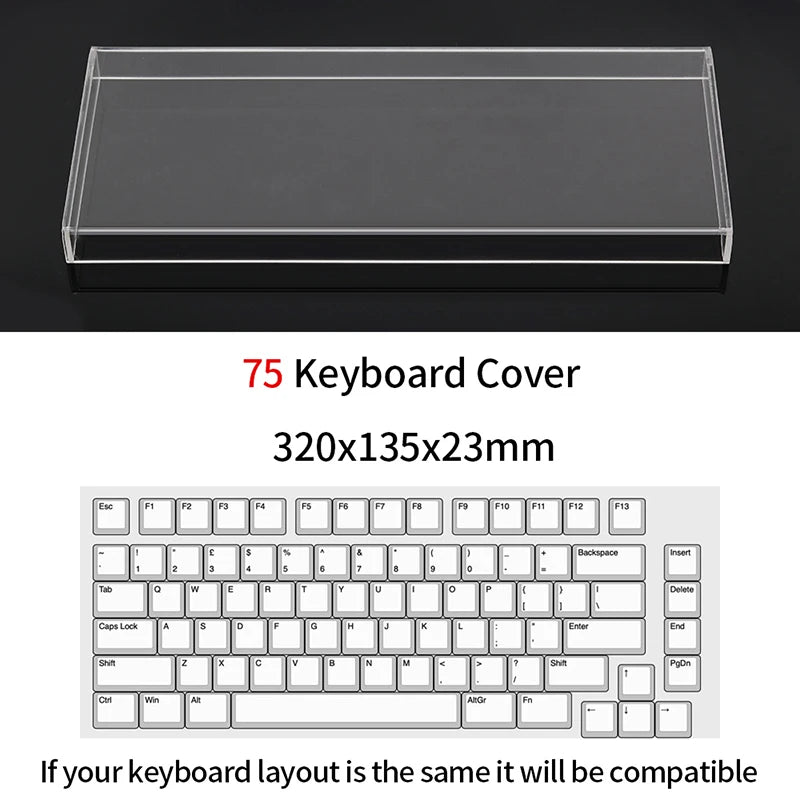 Capa  Transparente para Teclado Mecanico – Proteção sem esconder o Teclado