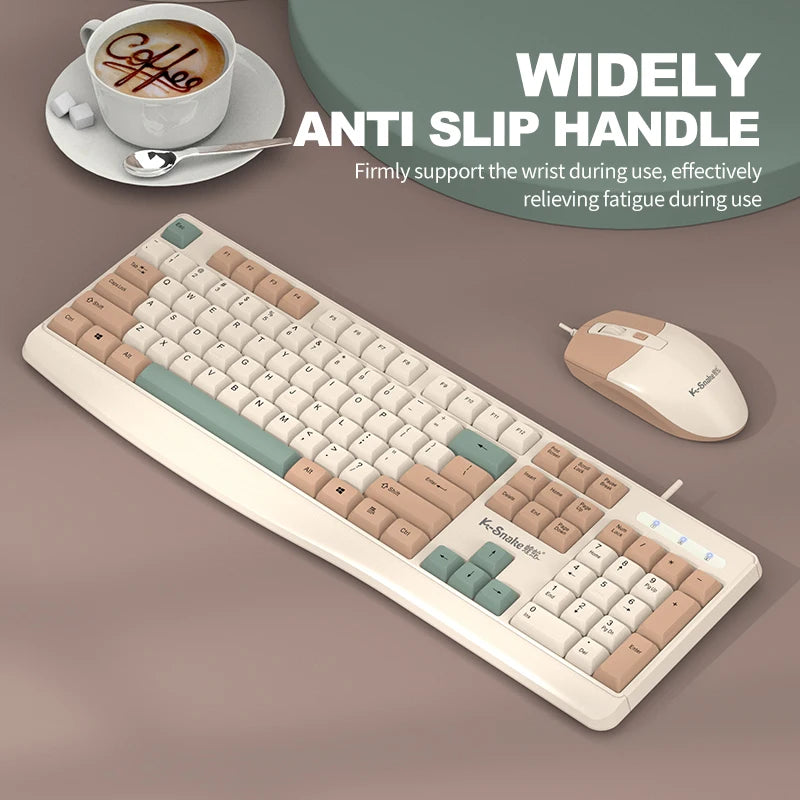 Kit Teclado + Mouse KM300 – 104 Teclas para PC e Notebook