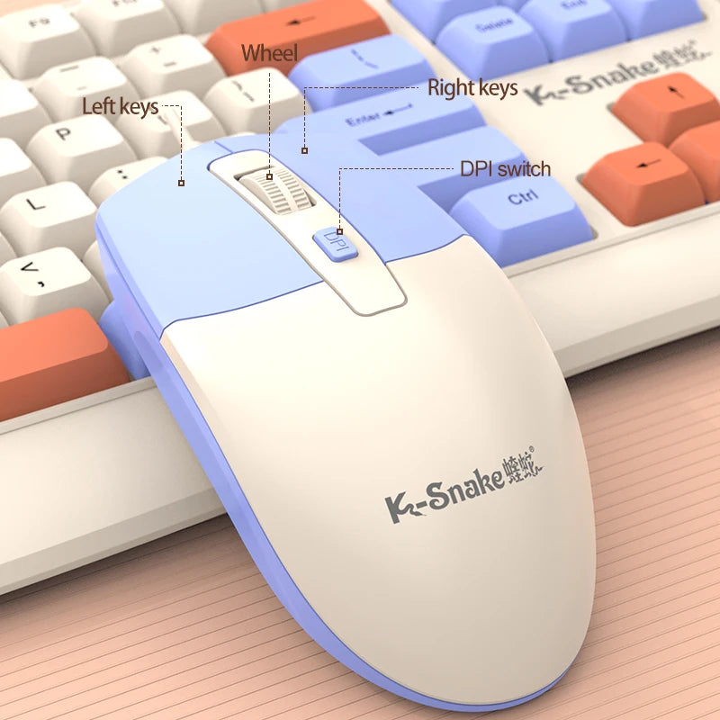Kit Teclado + Mouse KM300 – 104 Teclas para PC e Notebook