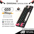 Teclado Mecânico Gamer ONIKUMA G55 – 61 Teclas, Brown Switch e RGB