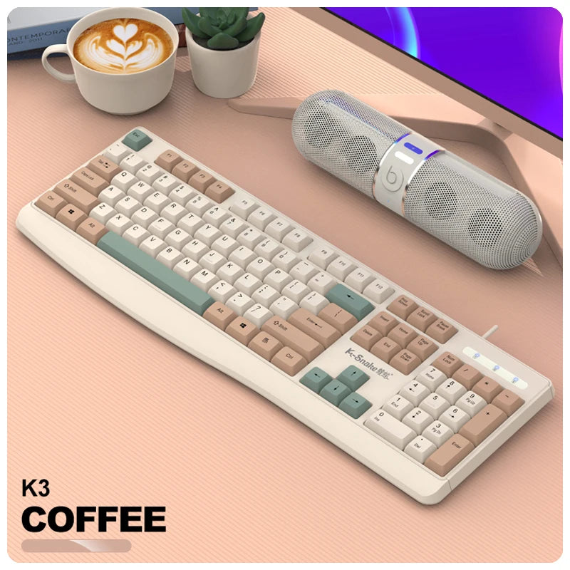 Kit Teclado + Mouse KM300 – 104 Teclas para PC e Notebook