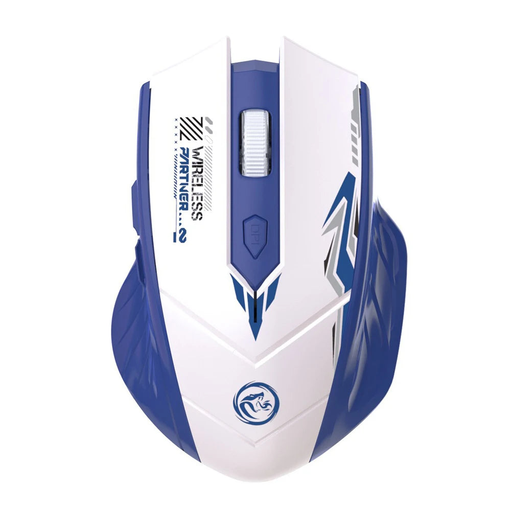 Mouse Sem Fio Dual Mode Bluetooth/Wireless + 2.4GHz – 6 Botoes, 1600 DPI e Recarregavel
