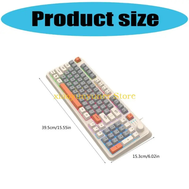 Teclado Mecanico Gamer P9JB 60% Compacto –  LED e USB com Fio