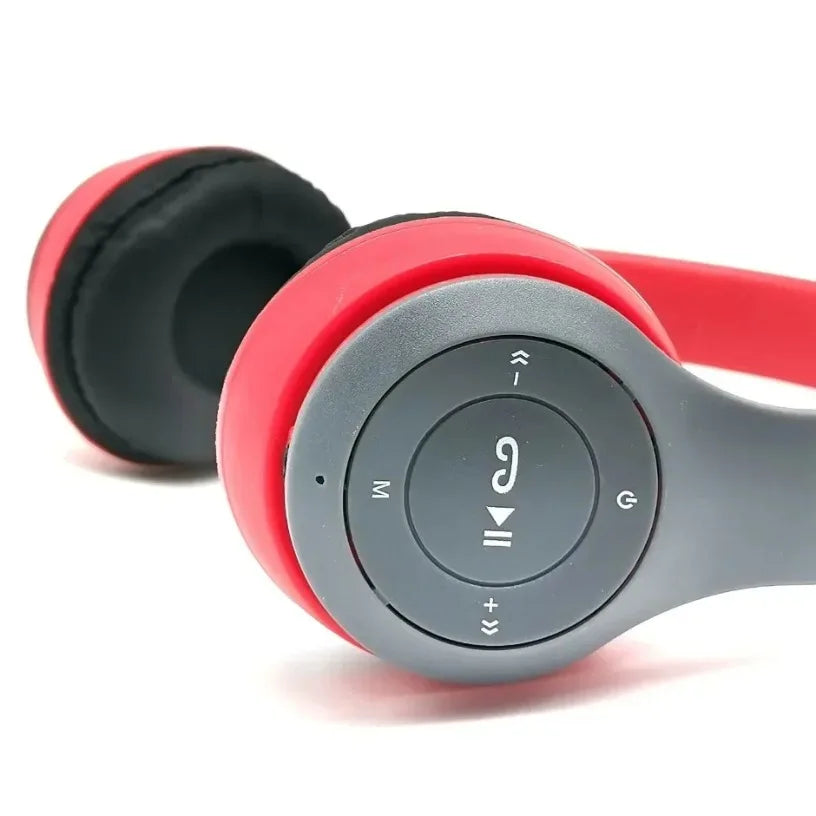 Headset Bluetooth 5.0 P47 Wireless – Dobrável, Estéreo e com Controle de Volume