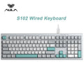 Teclado Gamer AULA S102 RGB – Full Size 108 Teclas, Silencioso e USB